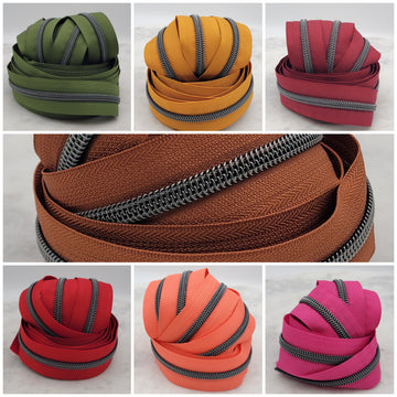 5 Pastel Rainbow Stripe Zipper Tape – Jade Custom Designs